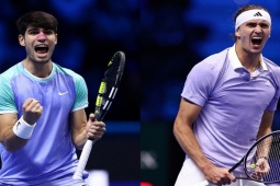 Video tennis Zverev - Alcaraz: Kịch tính tie-break, cay đắng bị loại (ATP Finals)