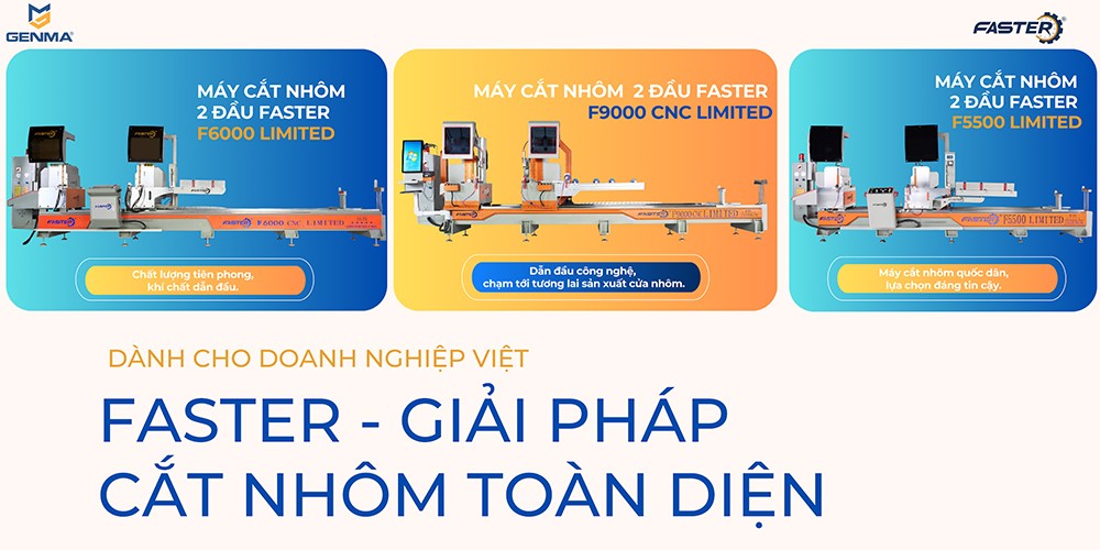 Faster: Giải pháp cắt nhôm toàn diện cho doanh nghiệp Việt - 1