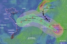 Siêu bão MAN-YI sắp vào Biển Đông