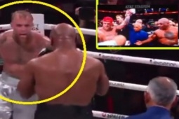 Jake Paul 2 lần hỗn láo với Mike Tyson, bị chỉ trích sau trận đấu lịch sử