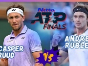 Thể thao - Video tennis Ruud - Rublev: 3 set căng thẳng, giành vé xứng đáng (ATP Finals)