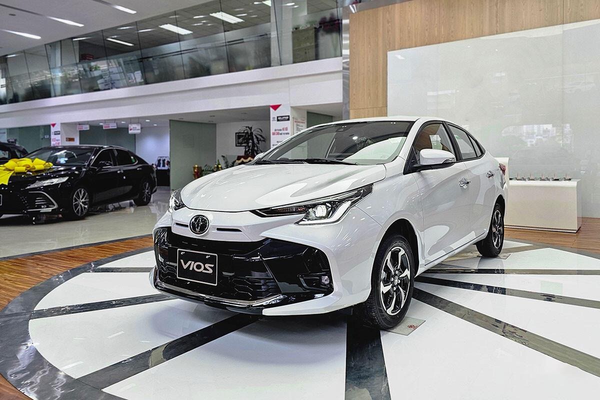 Toyota Vios thế hệ mới có thiết kế hiện đại.