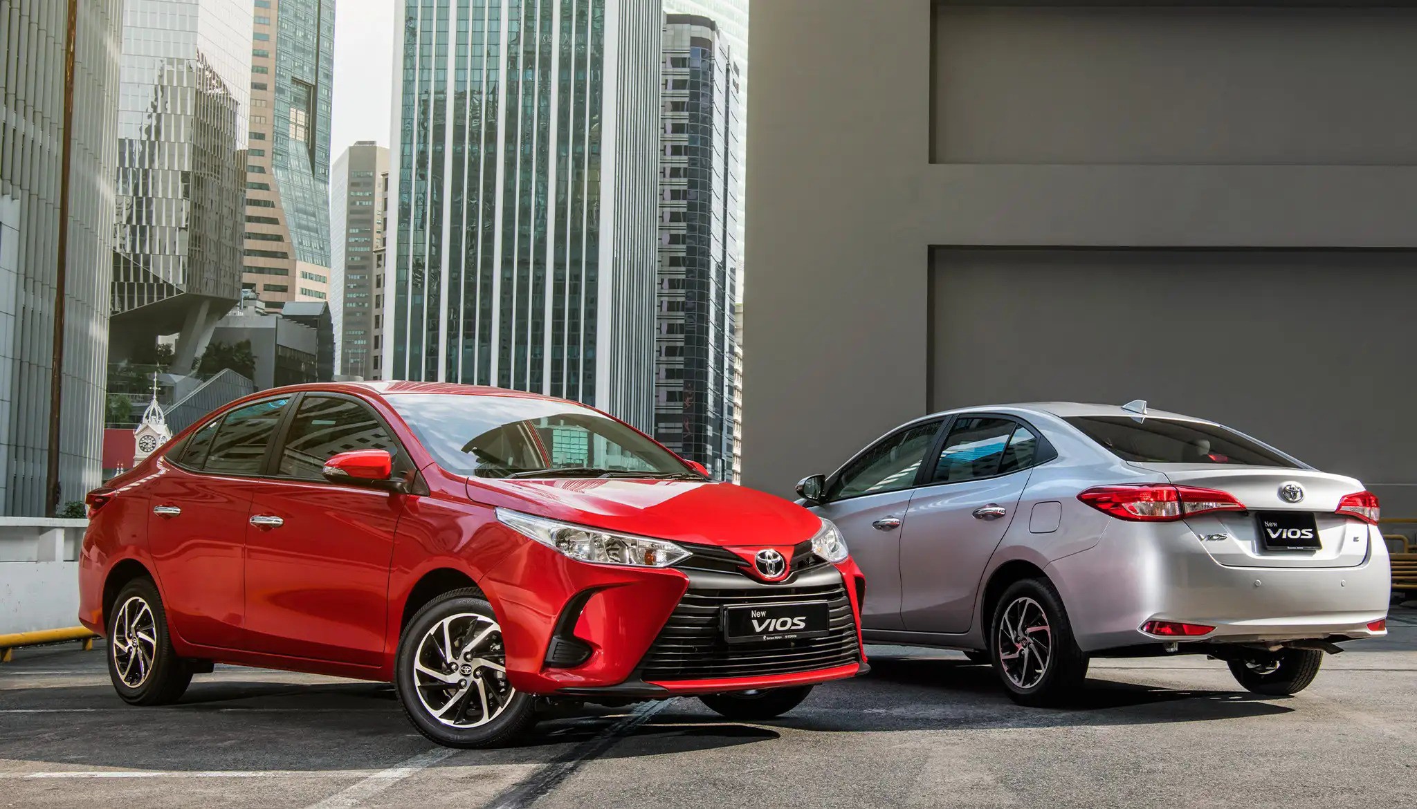 Toyota Vios 2024 không có nhiều sự thay đổi về ngoại thất.