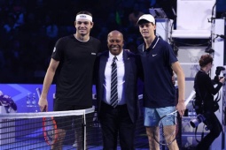 Video tennis Sinner - Fritz: Trừng phạt sai lầm, đăng quang tuyệt đối (Chung kết ATP Finals)