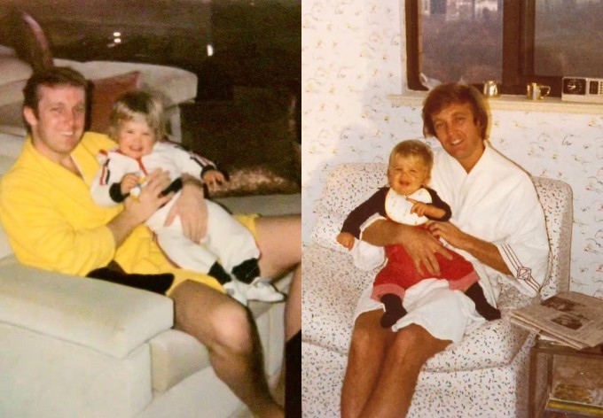 Giống như bao ông bố Mỹ bình thường
khác, mỗi khi về nhà, ông lại cởi những bộ đồ công sở để khoác lên
trang phục giản dị, bế ẵm các con.