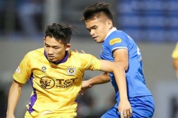 Video bóng đá Quảng Nam - Hà Nội: Siêu dự bị giải cứu trong hiệp 2 (V-League)