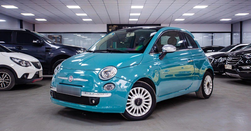 Chiếc Fiat 500. 