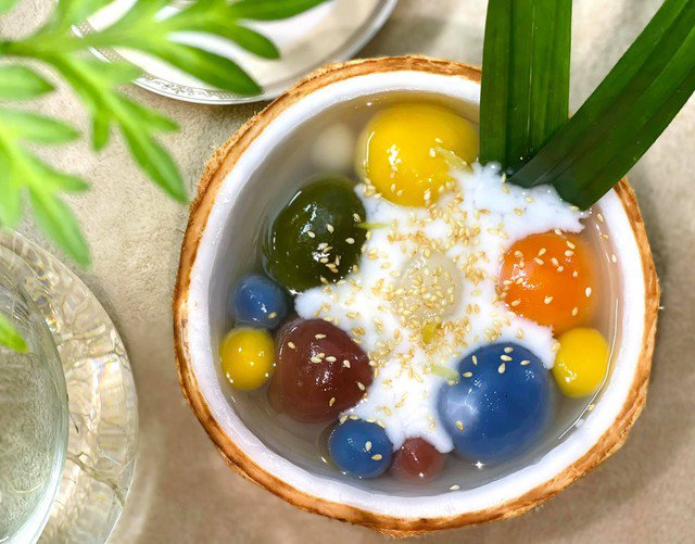 Chè trôi nước được chọn làm món tráng miệng trong dịp cưới hỏi. (Ảnh: TL)