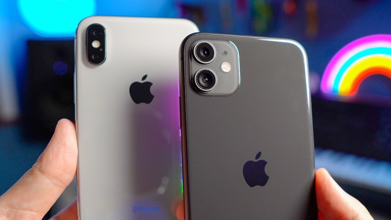 Camera iPhone X so sánh với iPhone 11.