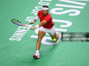 Thể thao - Video tennis Nadal - Zandschulp: &quot;Vua đất nện&quot; nỗ lực (Davis Cup)