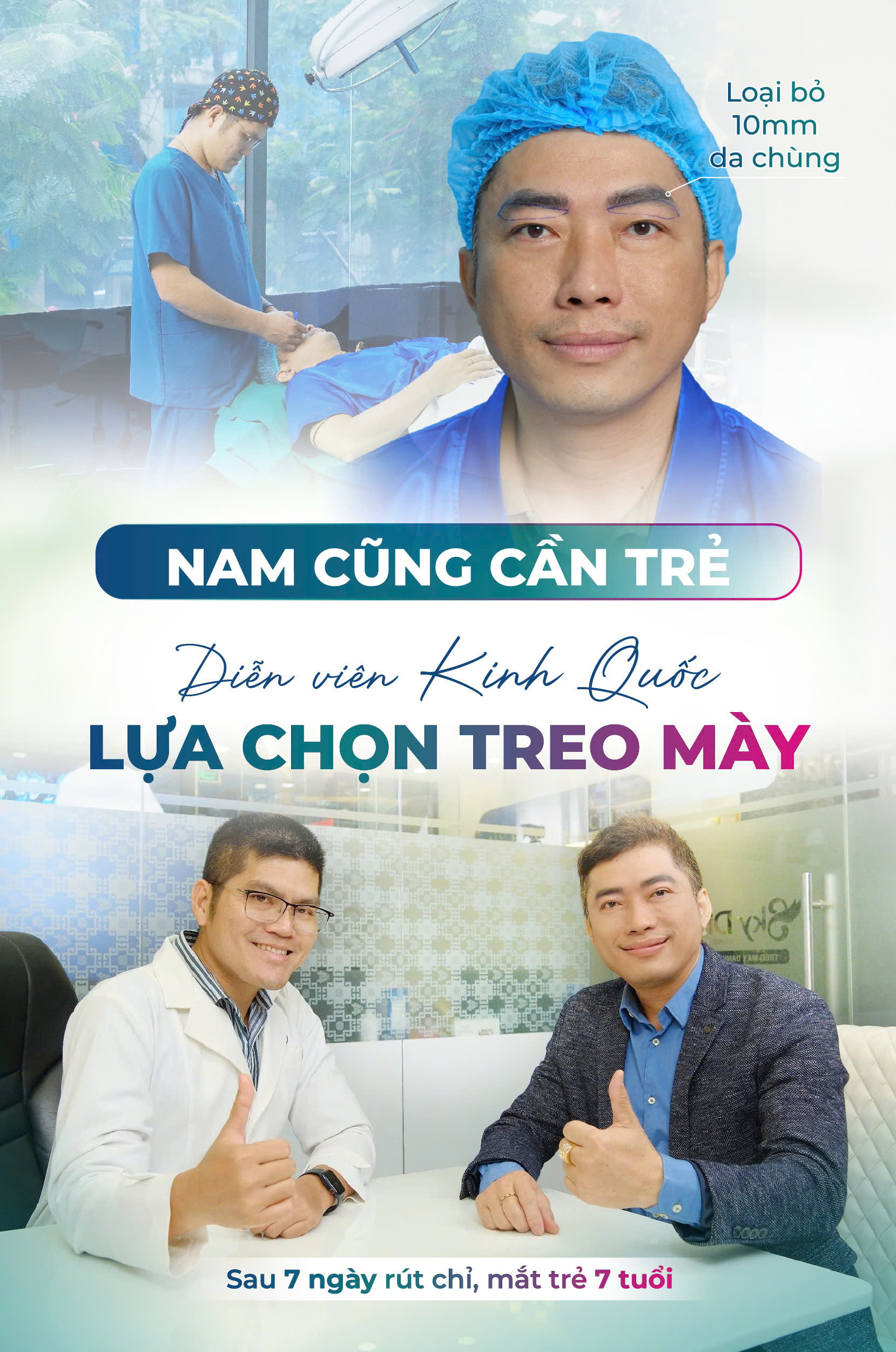 Kinh Quốc hài lòng với kết quả treo mày