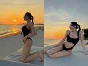 Bạn trẻ - Cuộc sống - Diện bikini huyền bí, hot girl Trâm Anh làm netizen được phen trầm trồ