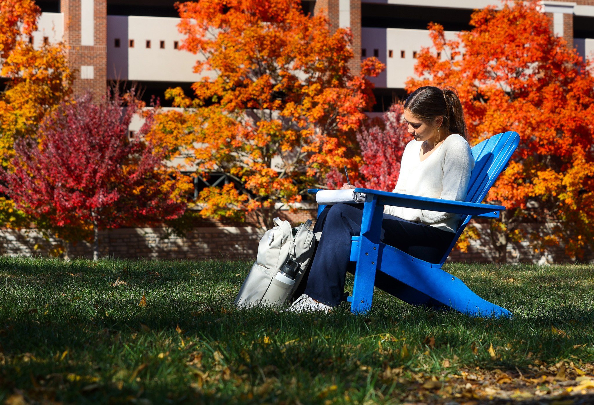 Sinh viên đang học tại khuôn viên trường University of Kentucky