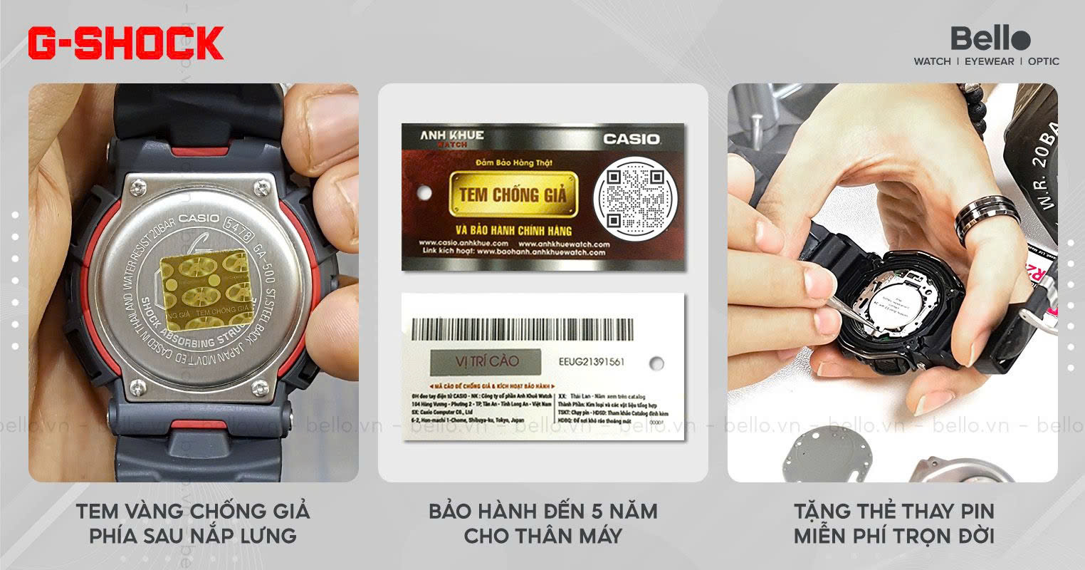 Cảnh báo tránh mua đồng hồ Casio G-Shock giả, hàng nhái, kém chất lượng - 3