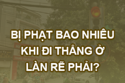 Thế giới xe - Bị phạt bao nhiêu khi đi thẳng ở làn rẽ phải?