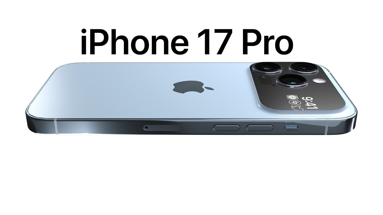 Ảnh concept iPhone 17 Pro.