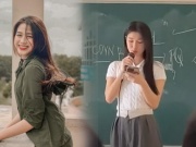 Thời trang - Xôn xao hình ảnh Á hậu Phương Nhi trở lại đời thường đi học, mặc bộ đồ giản dị vẫn toả sáng