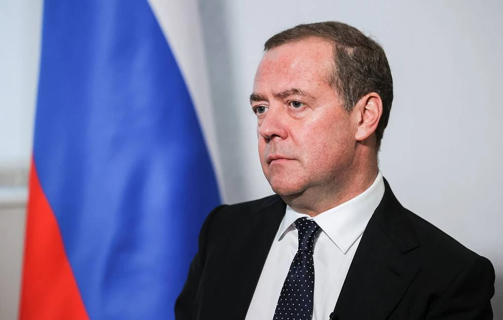 Phó chủ tịch Hội đồng An ninh Nga Dmitry Medvedev. Ảnh: TASS