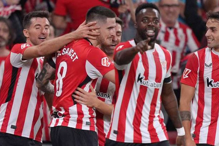 Sancet ghi bàn mở tỷ số cho Athletic Bilbao