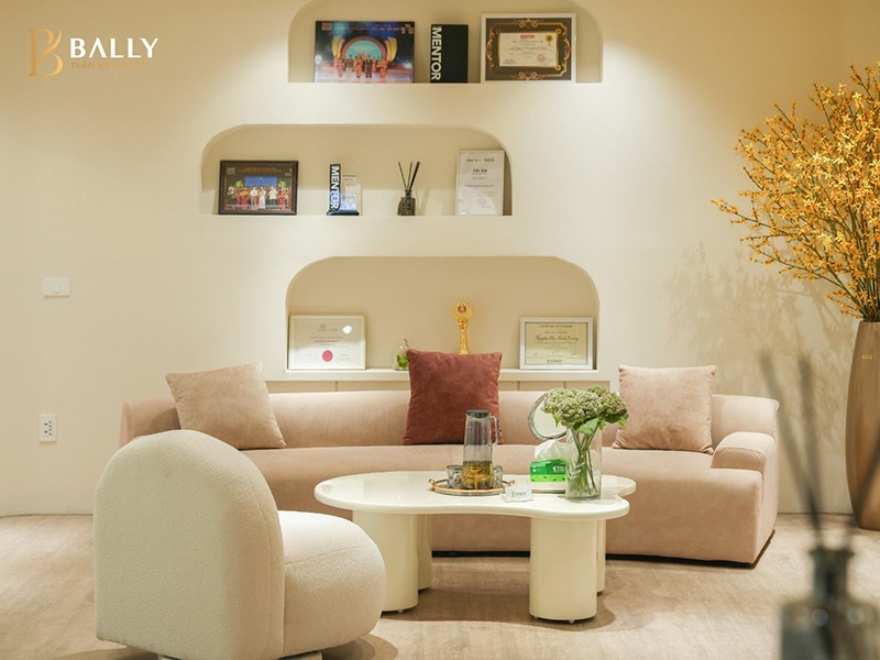 Không gian làm đẹp mang đậm phong cách hiện đại, ấm cúng