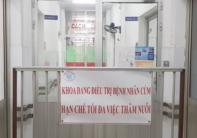 Khu vực cách ly bệnh nhân cúm A/H1N1 điều trị tại Bệnh viện Chợ Rẫy năm 2018. Ảnh: Lê Phương