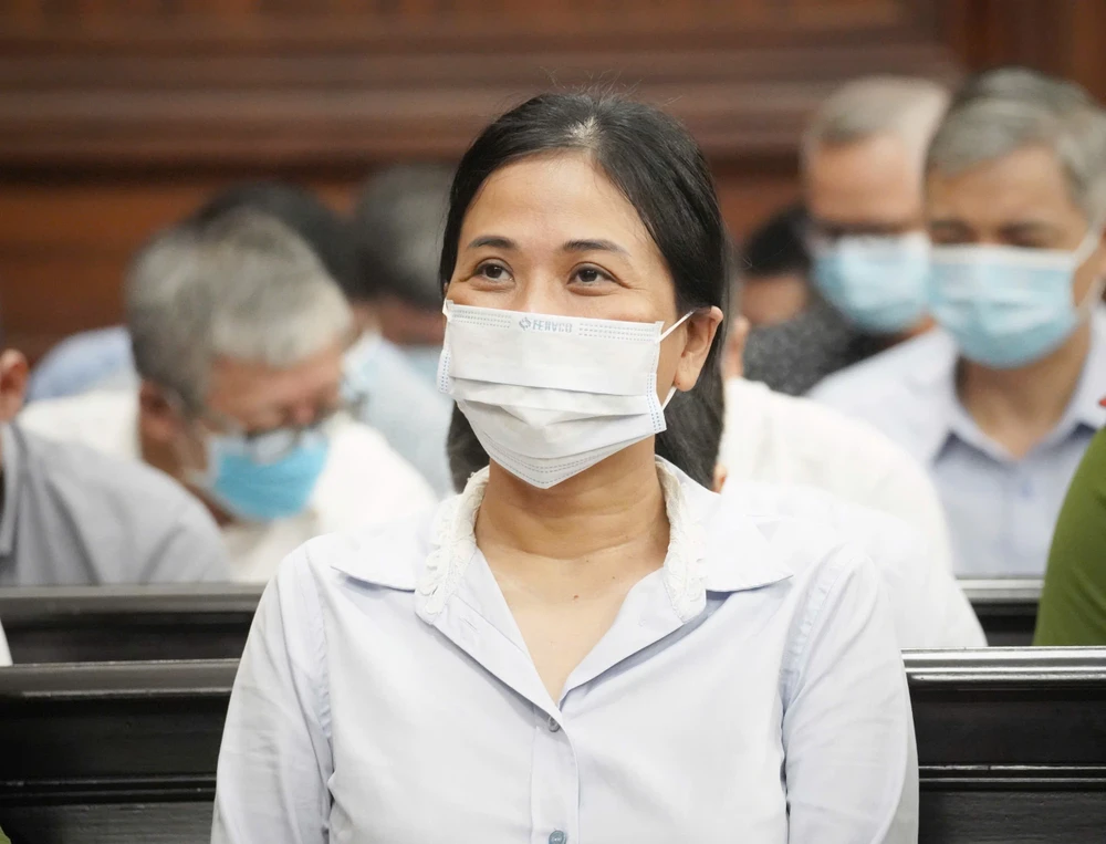 Bị cáo Mai Thị Hồng Hạnh. Ảnh: THUẬN VĂN