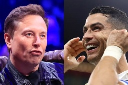 Ronaldo "ghi bàn như máy" được tỷ phú Elon Musk chúc mừng, phá kỷ lục Messi