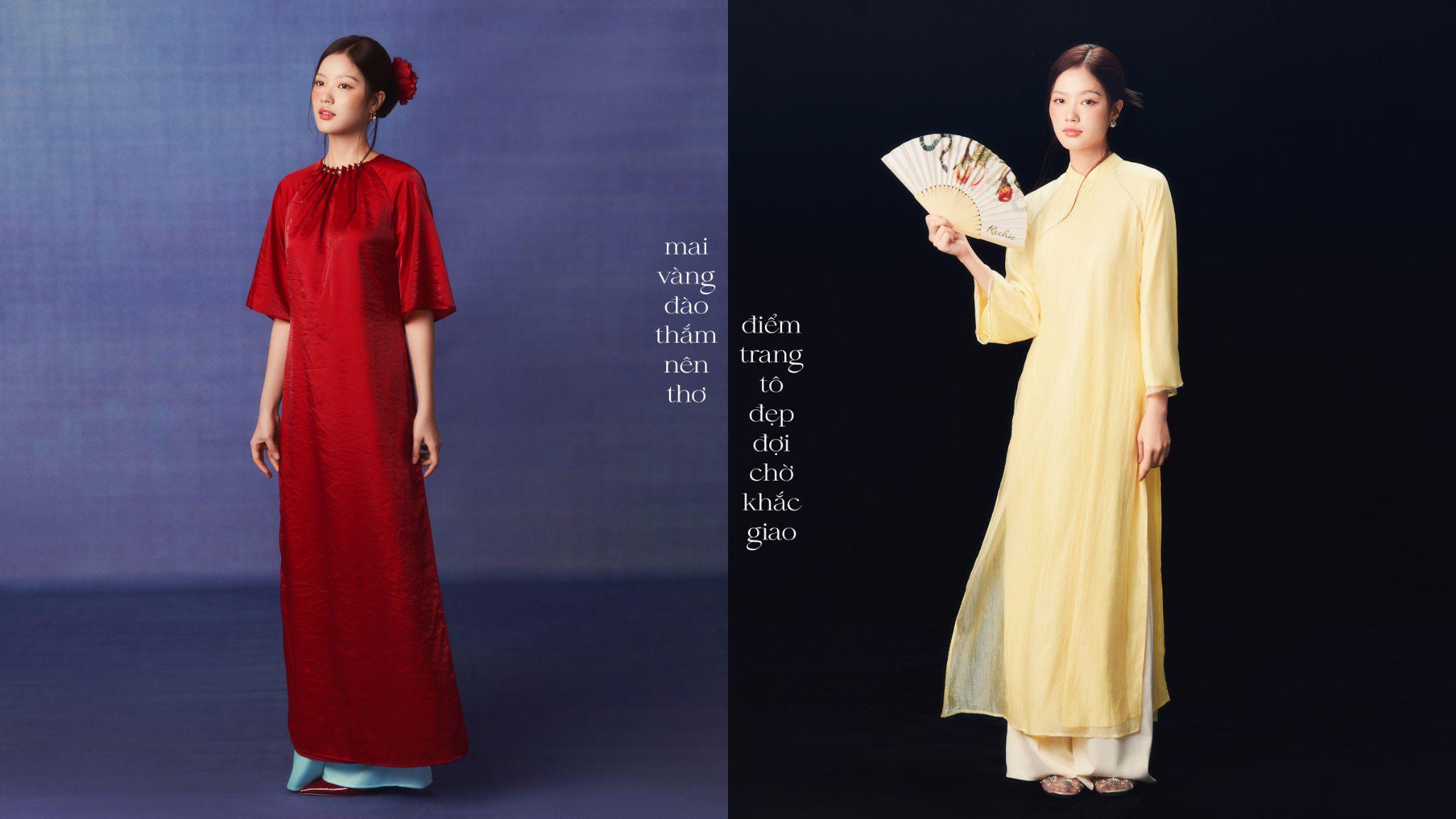 “Bảng màu Áo Dài gợi lên ngày Tết Việt Nam”