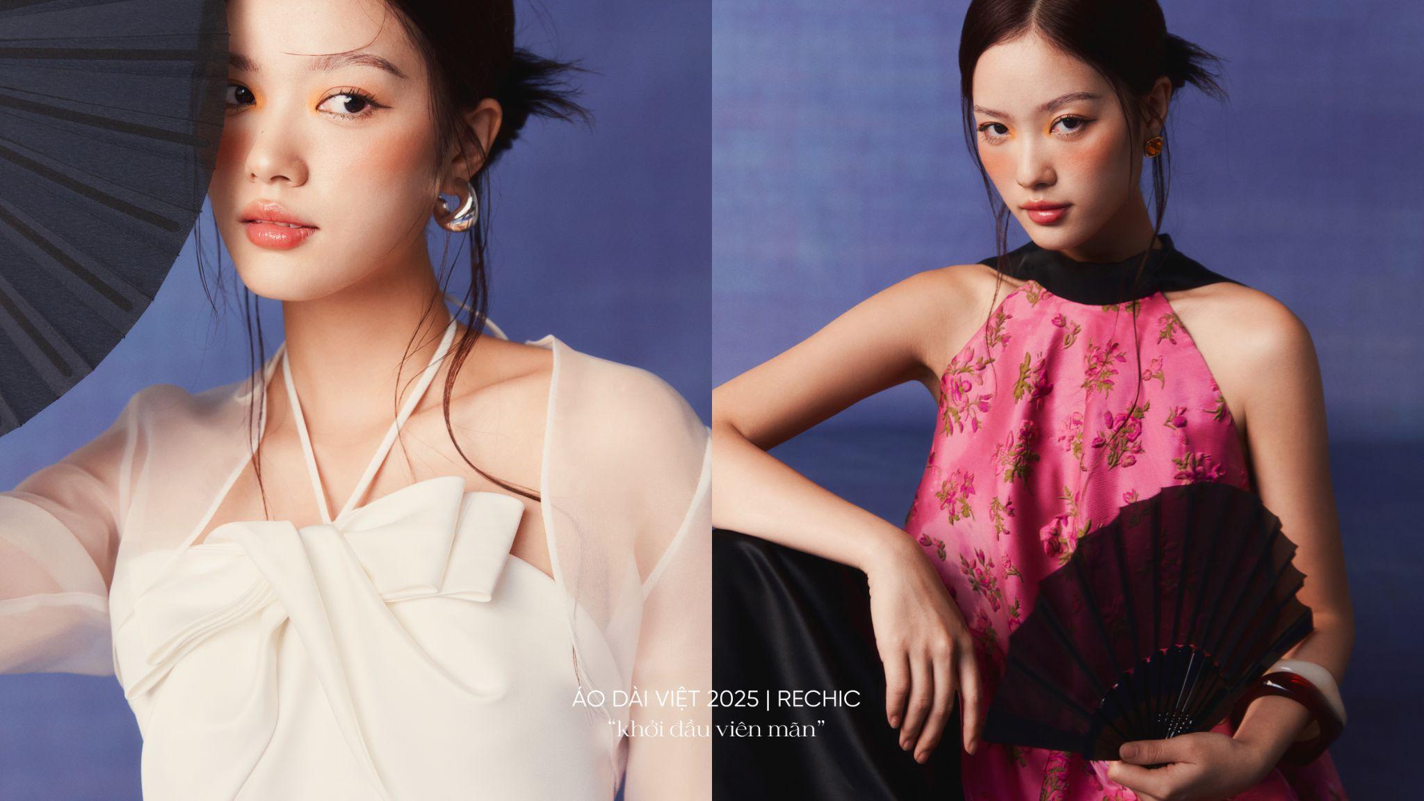 “Chi tiết hiện đại được Rechic lồng ghép khéo léo vào Áo Dài Tết”