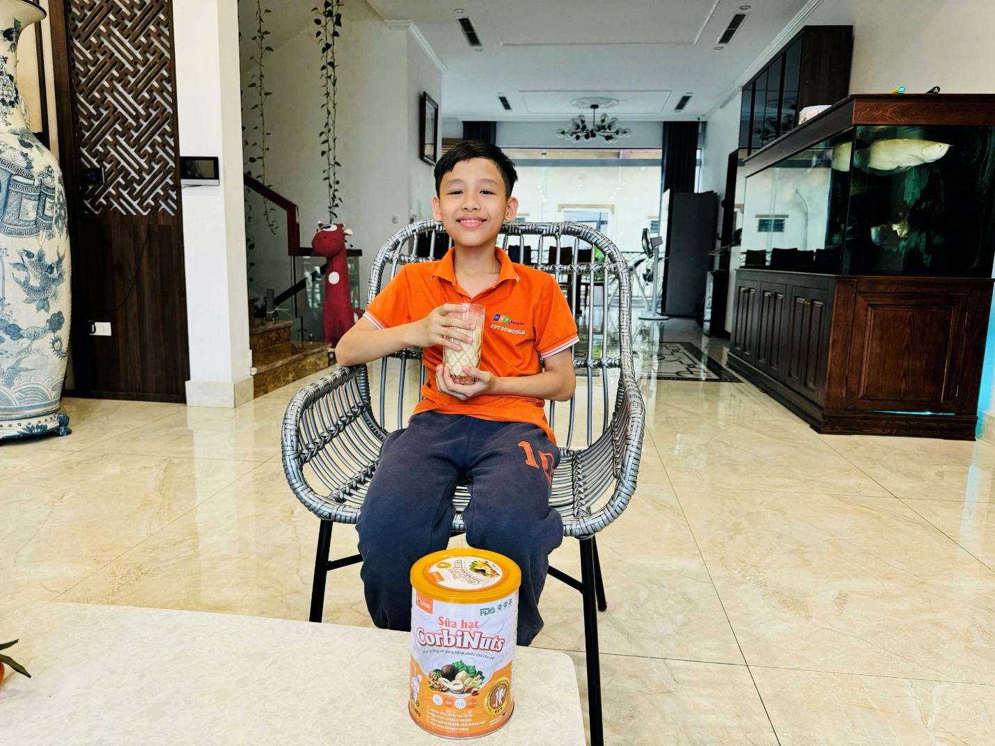 Sữa hạt Corbinuts Grow được sản xuất theo công nghệ hiện đại, đảm bảo giữ nguyên vẹn giá trị dinh dưỡng từ các loại hạt.