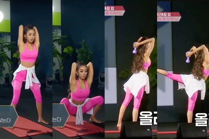 Một trong những bài tập được Gabi yêu thích giúp cải thiện độ săn chắc, định hình phom dáng cho vòng ba.