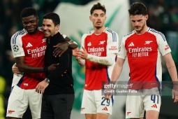 Bóng đá - Arsenal vùi dập đội cũ của HLV Amorim ở Cúp C1, Arteta tuyên bố đanh thép