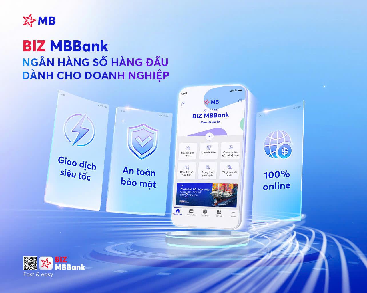 BIZ MBBank - Ngân hàng số hàng đầu dành cho doanh nghiệp