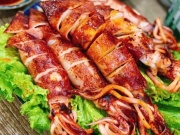 Ẩm thực - Cách làm mực ống nướng sa tế chỉ mất 10 phút