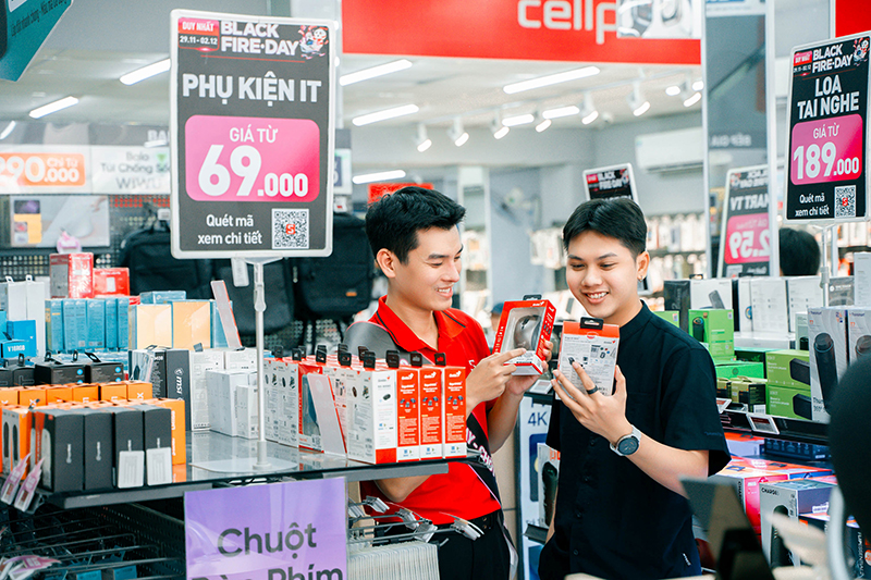 CellphoneS tung “Sale Bỏng Tay - Chốt Mua Ngay”, giảm tận 50%++ dịp Black FireDay - 2