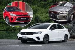 Top 3 sedan giá dưới 500 triệu: Honda City, Kia Soluto hay Mitsubishi Attrage?