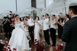 Bạn trẻ - Cuộc sống - Đám cưới dưới mưa trên tòa nhà cao nhất TP HCM