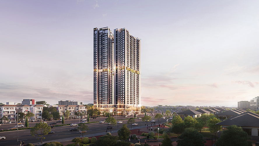 The Emerald 68 sở hữu vị trí đắc địa khi tọa lạc trên 2 mặt tiền, bao gồm QL13 (lộ giới sau nâng cấp, mở rộng lên đến 60m) và đường Vĩnh Phú 16, cách ranh TP.Thủ Đức chỉ 800m