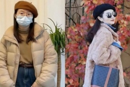 Trong tất cả các kiểu áo khoác, đây là chiếc áo mặc cùng váy tôi thấy béo và xấu nhất