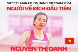  " Nữ hoàng điền kinh "  Nguyễn Thị Oanh phá kỷ lục marathon, Nguyên Thanh thắng Văn Lai đúng 1 giây