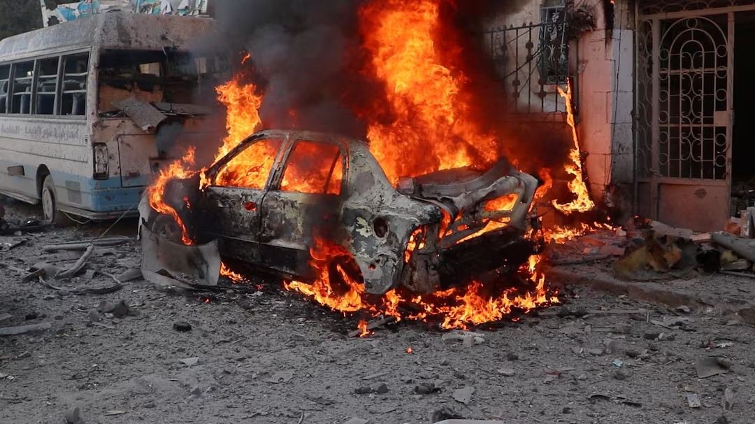 Liên quân Nga – Syria tiếp tục không kích Idlib (ảnh: Reuters)