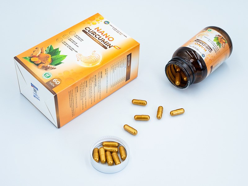 Thực phẩm chăm sóc sức khỏe dạ dày Nano Curcumin YHDT. Nguồn: Công ty TNHH Nhiệt Thành (Ảnh 1)