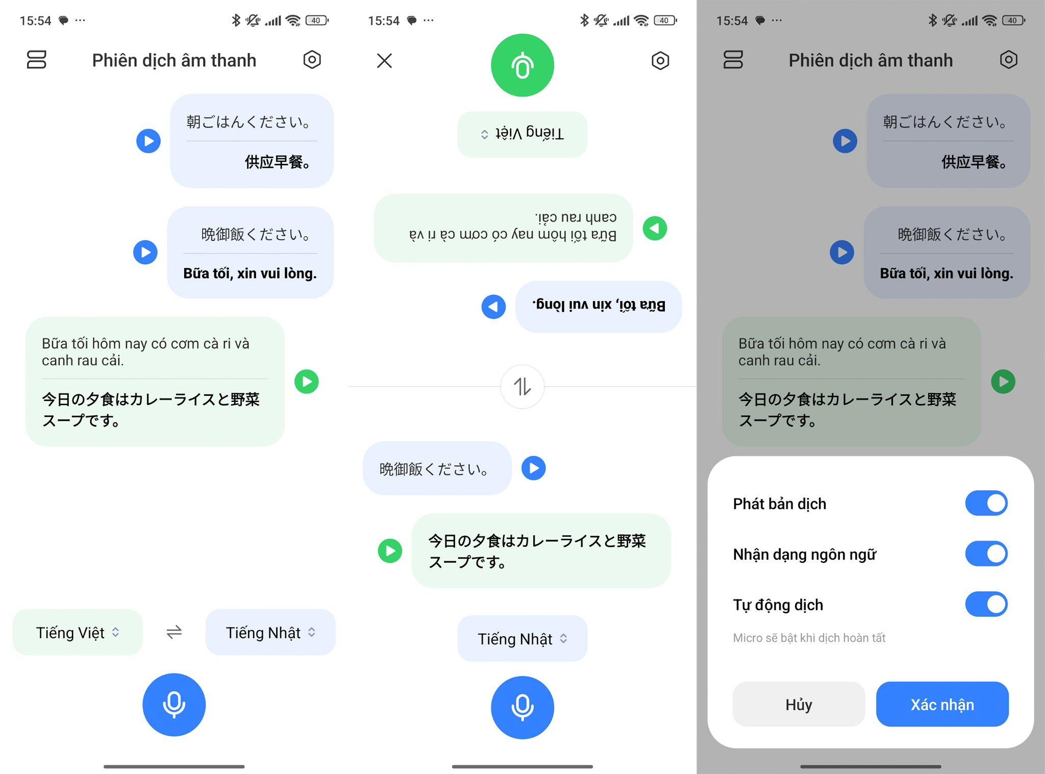 Phiên dịch AI hoạt động ổn định, nhiều tùy biến về ngôn ngữ