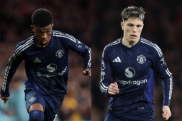 Bóng đá - Fan MU phát cáu với Garnacho, chỉ trích Amorim vì để Amad - Rashford dự bị