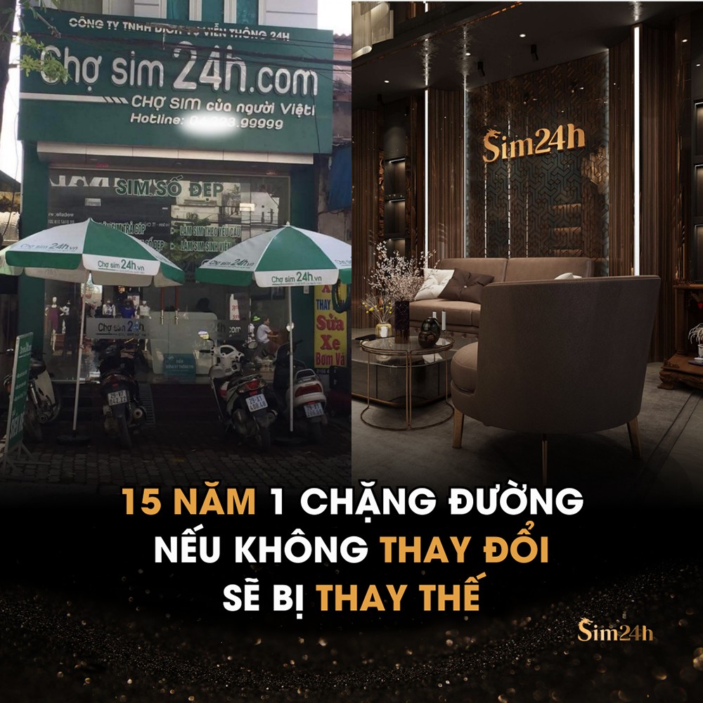 Bước chuyển mình mạnh mẽ của thương hiệu Chợ Sim 24h trong việc khẳng định đẳng cấp, uy tín vượt trội sau 15 năm vận hành