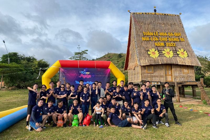 Teambuilding trong tour Măng Đen 3 ngày 2 đêm