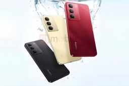 Realme 14x lộ ảnh render với thiết kế tinh tế, kháng nước chống bụi xịn