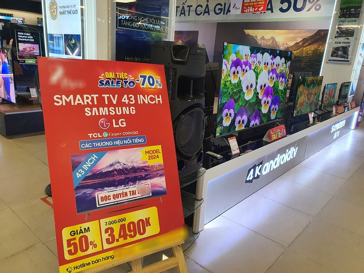 Nhiều sản phẩm khác cũng được triển khai chương trình ưu đãi lớn chưa từng có.