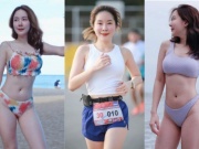 Thể thao - Nữ y tá xinh đẹp đam mê marathon, đăng ảnh bikini dậy sóng mạng xã hội