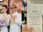 Thực đơn cỗ cưới 'ngự thiện bát trân' của Khánh Vân